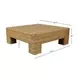 Makai Natural Square Coffee Table