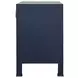 Malcolm Textured Navy Rectangular 1 Drawer Side Table