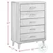 Zuma Walnut 5 Drawer Chest