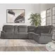 Alpine Airy Midnight Modular Power Reclining Sectional