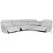 Aubrelle Airy Snow 6 Piece Modular Power Reclining Sectional