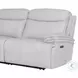 Aubrelle Airy Snow 6 Piece Modular Power Reclining Sectional
