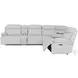 Alpine Airy Snow Modular Power Reclining Sectional