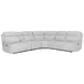 Alpine Airy Snow 6 Piece Modular Power Reclining Sectional