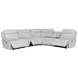 Alpine Airy Snow 6 Piece Modular Power Reclining Sectional