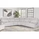 Alpine Airy Snow 7 Piece Modular Power Reclining Sectional