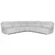 Alpine Airy Snow 7 Piece Modular Power Reclining Sectional