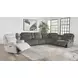 Aubrelle Airy Midnight Modular Power Reclining Sectional