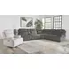 Alpine Airy Midnight Modular Power Reclining Sectional