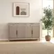 Manhattan Valley Dusty Rose 4 Door Credenza
