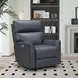Marah Santa Fe Ocean Leather Triple Power Recliner with USB Charging