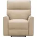 Marah Cashmere Stone Leather Triple Power Recliner with USB Charging
