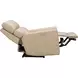 Marah Cashmere Stone Leather Triple Power Recliner with USB Charging