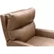 Marah Cashmere Taupe Leather Triple Power Recliner with USB Charging