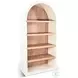 Golden Hearth White 42" Logan Arched Bookcase
