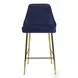 Marcel Blue Velvet Counter Height Stool Set Of 2
