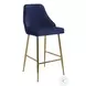 Marcel Blue Velvet Counter Height Stool Set Of 2