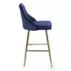 Marcel Blue Velvet Counter Height Stool Set Of 2