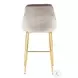 Marcel Silver Velvet Counter Height Stool Set Of 2