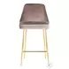 Marcel Silver Velvet Counter Height Stool Set Of 2