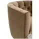 Marcel Caramel Velvet Swivel Club Chair