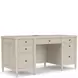 Maren White Sand Executive Desk