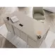 Maren White Sand Executive Desk