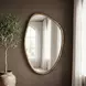 Margot Warm Gold Bronze Free Form Wall Mirror