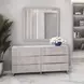 Marin Greige Rectangle Wall Mirror