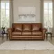 Maverick Cinnamon Top Grain Leather Living Room Set