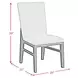 Megan Gray Upholstered Dining Side Chair Set of 2