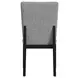 Megan Gray Upholstered Dining Side Chair Set of 2