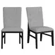 Megan Gray Upholstered Dining Side Chair Set of 2
