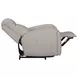 Mighty Buffy Cream Rocker Heat Massage Power Recliner with LED and USB Charging