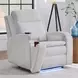 Mighty Clearwater Sand Rocker Heat Massage Power Recliner with LED and USB Charging