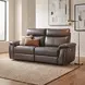 Maroni Dark Brown 80" Power Double Reclining Loveseat with Power Headrests