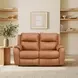 Marquis Caramel Leather 62" Reclining Loveseat