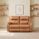 Marquis Caramel Leather 62" Reclining Loveseat