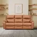Marquis Caramel Leather 84" Zero Gravity Power Reclining Sofa with Power Headrest and USB Charging