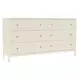 Marsha Coconut Milk 6 Drawer Storage Dresser