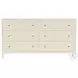 Marsha Coconut Milk 6 Drawer Dresser