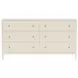Marsha Coconut Milk 6 Drawer Storage Dresser