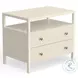 Marsha Coconut Milk 2 Drawer Nightstand