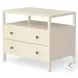 Marsha Coconut Milk 2 Drawer Nightstand