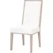 Martin LiveSmart Peyton Pearl And Natural Gray Performance Fabric Dining Chair Set Of 2
