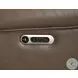 Caspian Smooth Latte Leather Zero Gravity Power Reclining Console Loveseat