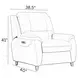 Austin Caramel Cream Leather Power Recliner