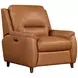 Austin Caramel Cream Leather Power Recliner