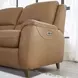 Austin Caramel Cream Leather 86" Power Reclining Sofa