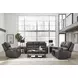 Alpine Autumn Fog Leather Zero Gravity Power Reclining with USB Charging Living Room Set